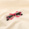 Broche lunettes résine effet écaille épingle métal 0525512 fuchsia