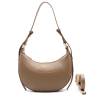 Sac porté épaule Flora&Co simili-cuir texturé demi-lune 0925013 taupe