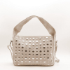 Sac porté épaule Flora&amp;Co simili-cuir clouté façon daim 0926 naturel/beige