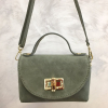 Mini sac à main cuir véritable style daim 0926028 vert aqua