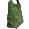 Sac porté épaule tressé nylon synthétique  format hobo 0926032 vert kaki