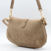 Sac porté épaule Flora&Co simili daim clouté 0926033 taupe