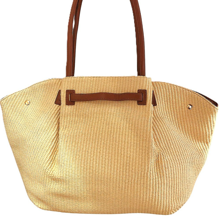 Cabas femme élégant synthétique style chic intemporel 0926020 cognac