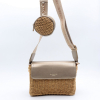 Sac à bandoulière femme Flora&Co bohème chic urbain paille façon raphia 0926035 doré